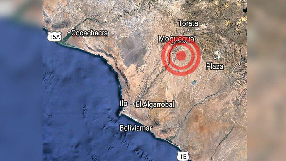 Temblor acompañado de ruido remece la ciudad de Moquegua 