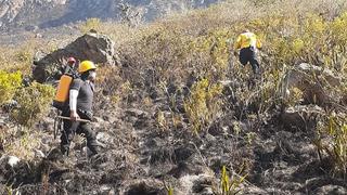 Cusco: combaten incendio forestal en inmediaciones de Machu Picchu (FOTOS)