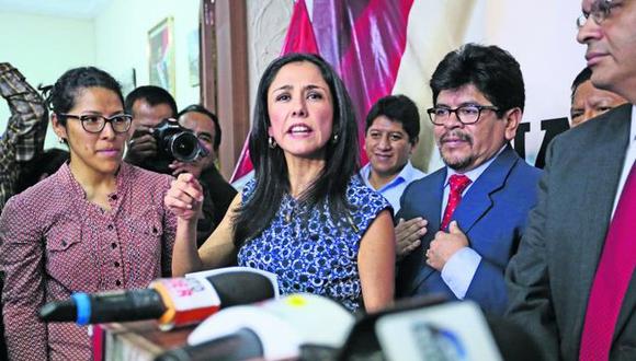 Nadine Heredia asegura que no participó en conformación de lista parlamentaria nacionalista
