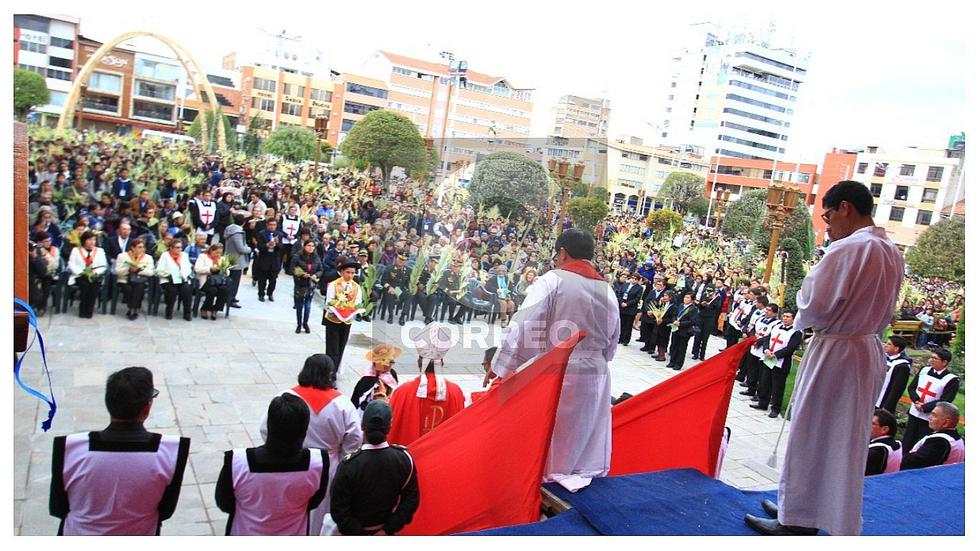 Semana Santa inicia con mensaje de reflexión de Arzobispo de Huancayo (FOTOS)