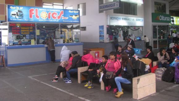 Tacna: Se agotan pasajes para viajar a otras regiones del país