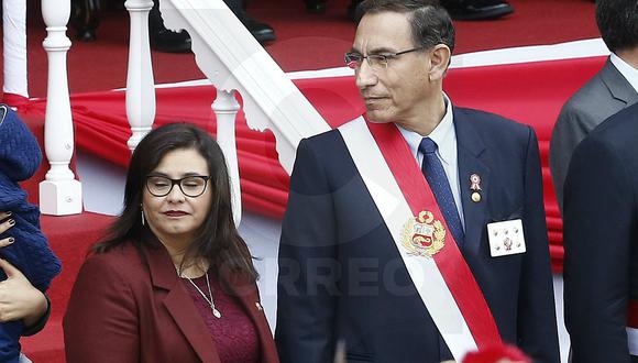 Primera dama viajó junto a Martín Vizcarra en comitiva oficial a la ONU