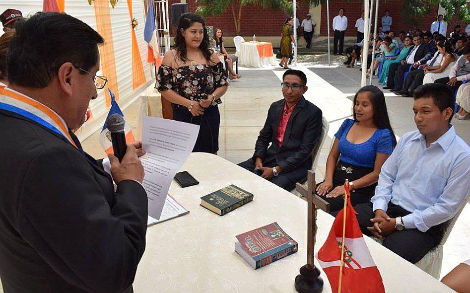 Piura: Matrimonio civil comunitario en "Día de San Valentín"