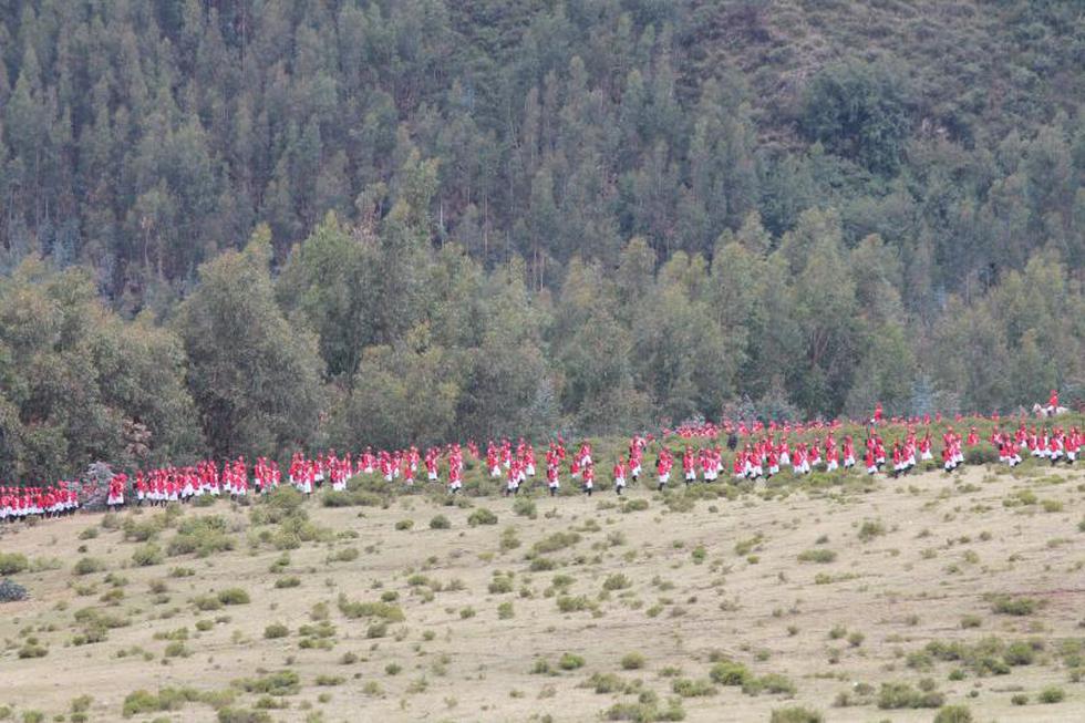 Así se llevó a cabo la gran escenificación de la Batalla de Ayacucho (FOTOS)