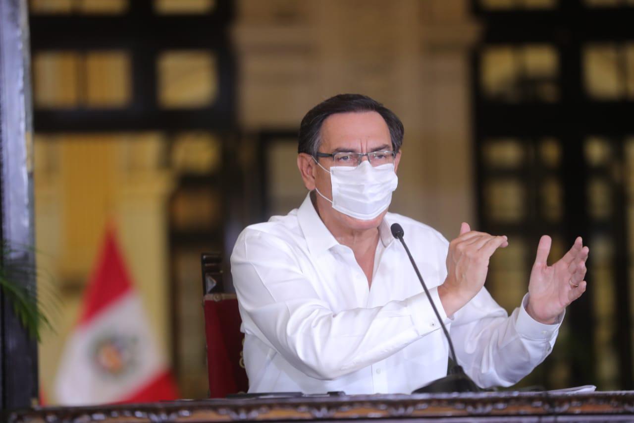 Presidente Martín Vizcarra no fue indiferente al pedido de un padre de familia (Foto: GEC)