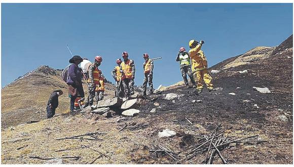 Incendio deja 780 hectáreas dañadas en Áncash 