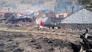 Incendio forestal afectó hotel turístico en el valle del Colca
