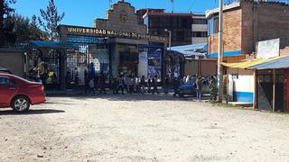 Retienen a joven que tomaba fotos por la Universidad Nacional de Huancavelica