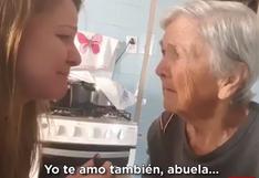 Anciana con Alzheimer reconoce a su nieta y le dice “te amo” (VIDEO)