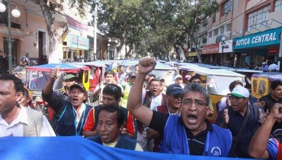 Mototaxistas convocan a paro provincial en rechazo a ordenanza del anillo vial