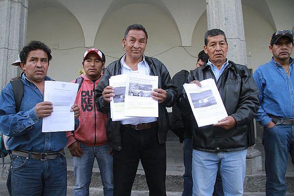 Pobladores de Tapay disconformes con proyecto Tambomayo