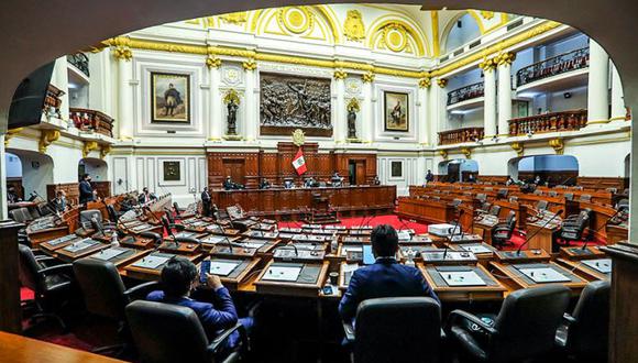 El pleno del Congreso aprobó la admisión a debate de la moción de vacancia presidencial contra Pedro Castillo (Foto: Congreso)