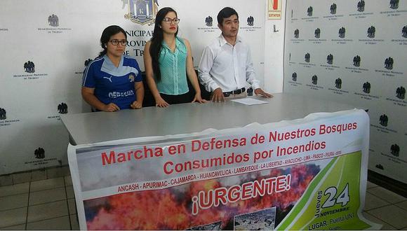 Trujillo: Preparan marcha en defensa de los bosques consumidos por incendios 