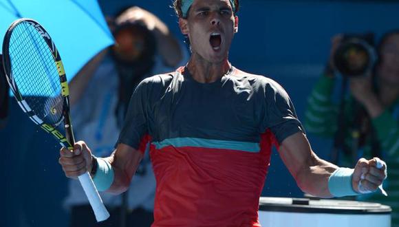 Con sufrimiento Nadal escapa de Dimitrov y llega a semifinales