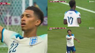 Inglaterra vs. Irán: los goles de Bellingham, Saka y Sterling para el 3-0 en Qatar 2022 (VIDEO)