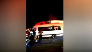 Ancón: tres personas resultan heridas por choque de dos vehículos en la Panamericana Norte (VIDEO)