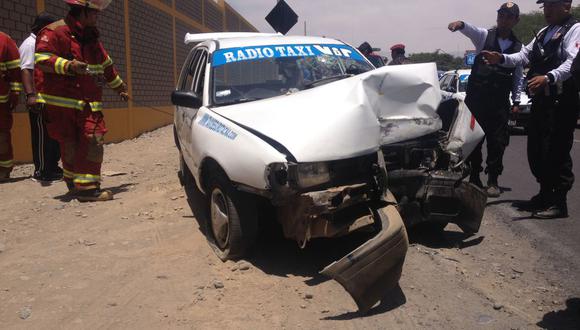 Tacna: accidente de tránsito deja dos heridos de consideración