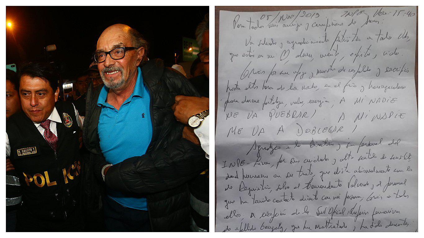 Edwin Donayre: "A mí nadie me va a doblegar" 