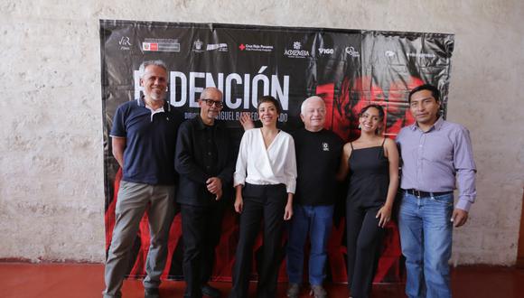 Reconocidos artistas participaron en la grabación de la película Redención (Foto: GEC)