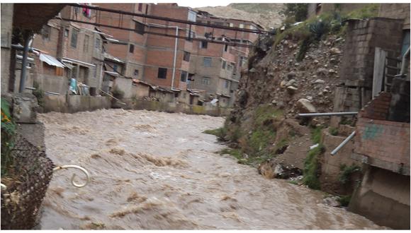 Caudal de ríos en La Oroya se incrementa peligrosamente 