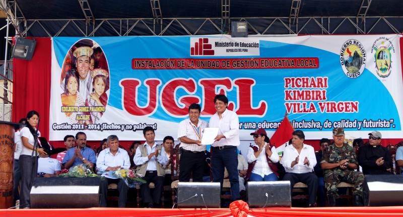 Vraem: En Pichari inauguran sede de la Ugel - Vraem