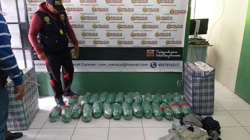  Incautan droga en bus de Empresa de Transportes Molina