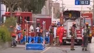 Familias fueron evacuadas tras derrame de químicos en una empresa, en Cercado de Lima (VIDEO)