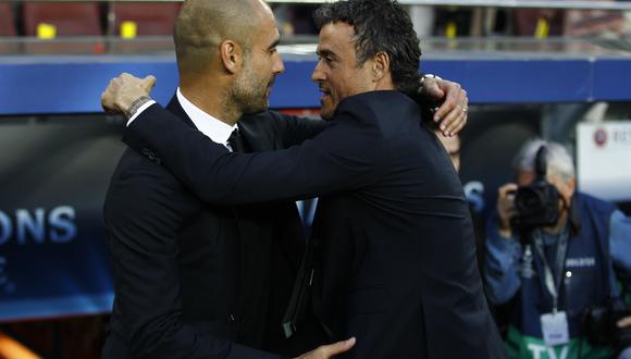 Barcelona - Bayern Munich: Mira el saludo entre Luis Enrique y Pep Guardiola