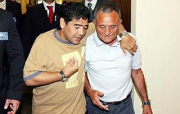 Salvatore Carmando y Diego Maradona hablaron por última vez el año pasado para el cumpleaños del 'Pelusa'. (Foto: Infobae)