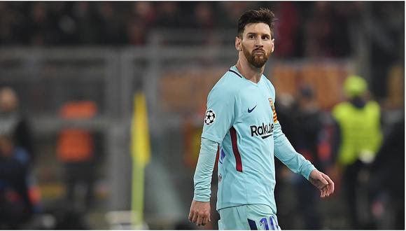 Champions League: la reacción de Lionel Messi tras la eliminación del Barcelona ante la Roma (VIDEO)