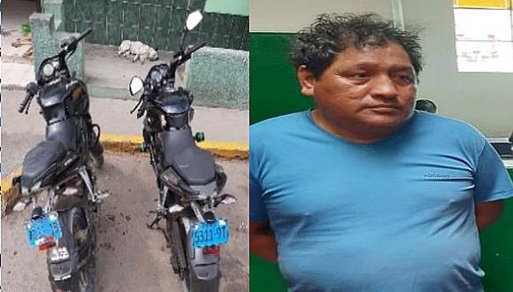Hombre es detenido con dos motocicletas robadas  