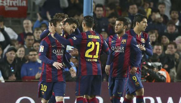 Barcelona a media máquina goleó 4-0 al Almería 