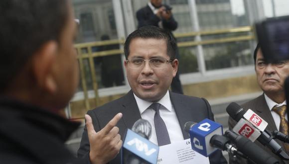 Benji Espinoza lidera la defensa legal de Castillo Terrones. (Foto: GEC)