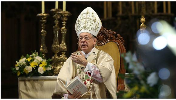 Juan Luis Cipriani a favor de "romper" subvención del Estado para la Iglesia Católica