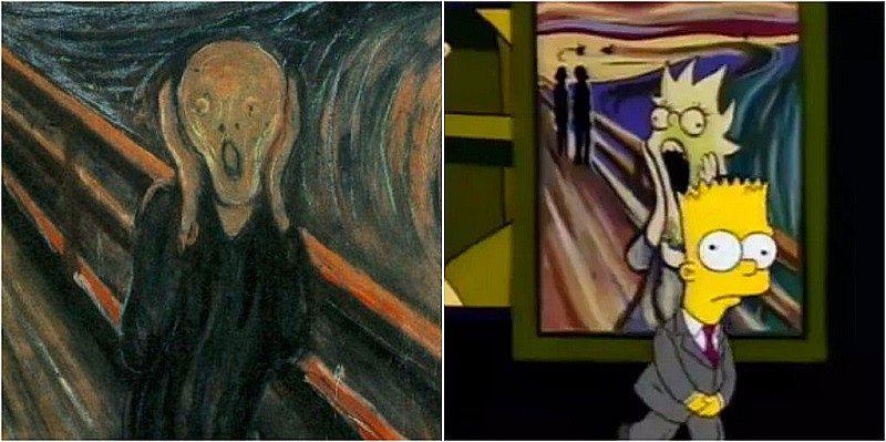 Estas son las obras de arte que "Los Simpson" han parodiado 
