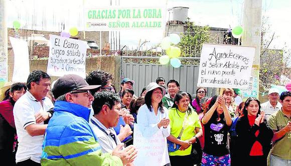 Polémica en Huancayo por la construcción del  puente Incontrastable