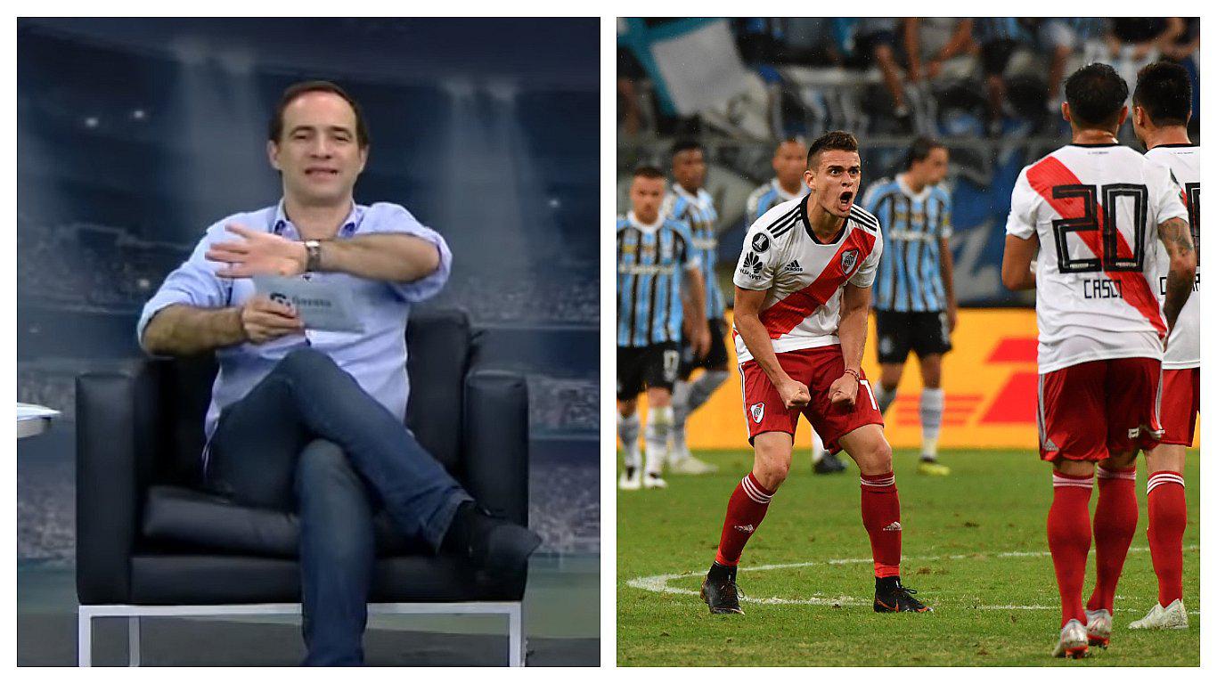 ​Copa Libertadores: periodista brasileño criticó con dureza a Gremio por reclamo ante Conmebol (VIDEO)