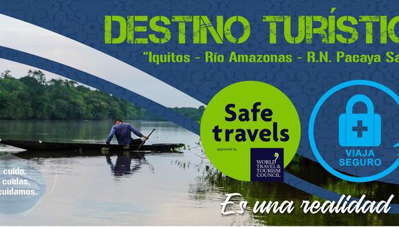 Loreto: región recibirá el sello Safe Travels como destino turístico seguro ante el COVID-19 (Foto: Dirección Regional de Comercio Exterior, Turismo y Artesanía)