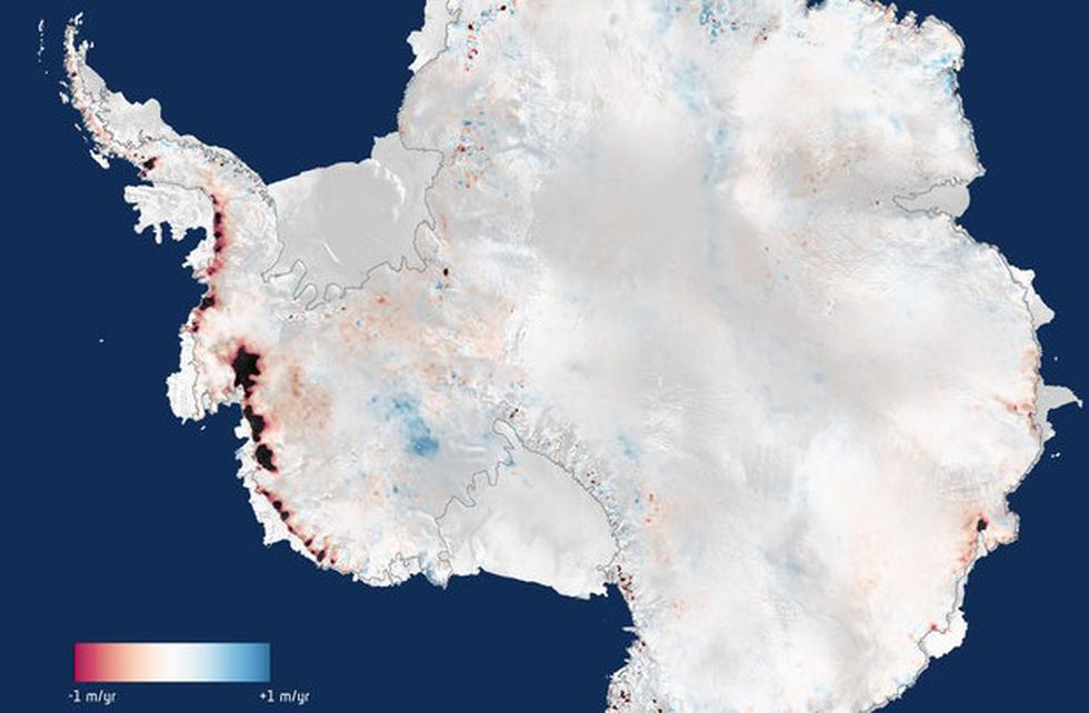 El satélite Cryosat confirma que el deshielo se ha duplicado en la Antártida