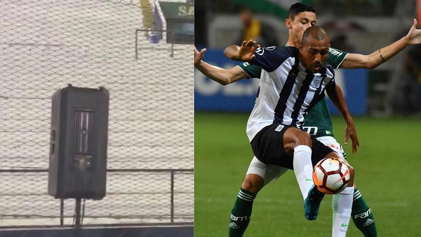 Aclaran que parlantes estuvieron antes de que inicie el Alianza vs. Palmeiras