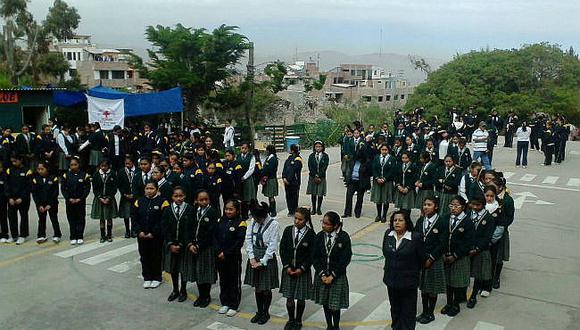 Simulacro de sismo se acató en colegios de Arequipa