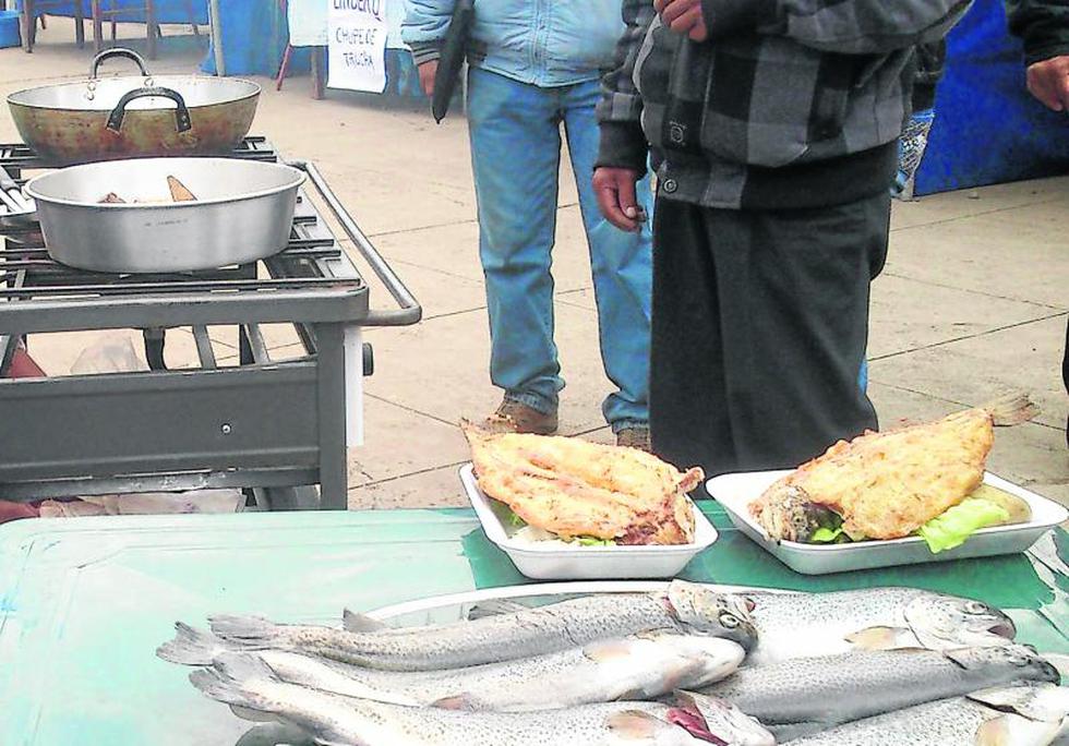 Trucha broaster, el plato que encanta paladares