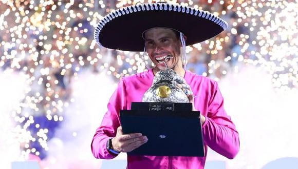 Rafael Nadal consigue su cuarto título en el Abierto Mexicano en Acapulco. (Foto: ATP Tour)