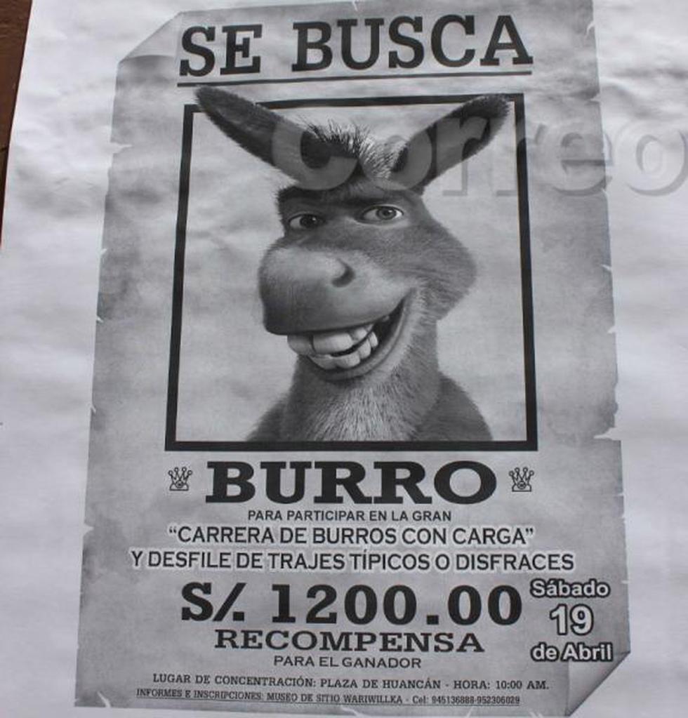 Vea la divertida carrera de burros de Semana Santa (Fotos)
