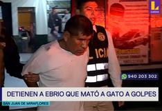 Hombre que mató un gato a golpes fue capturado en San Juan de Miraflores (VIDEO) 