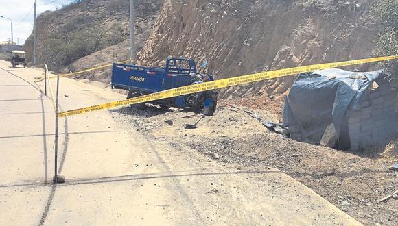 El ciudadano venezolano Raúl José Gonzáles Carpio iba en la tolva del vehículo que terminó estrellándose contra un cerro.