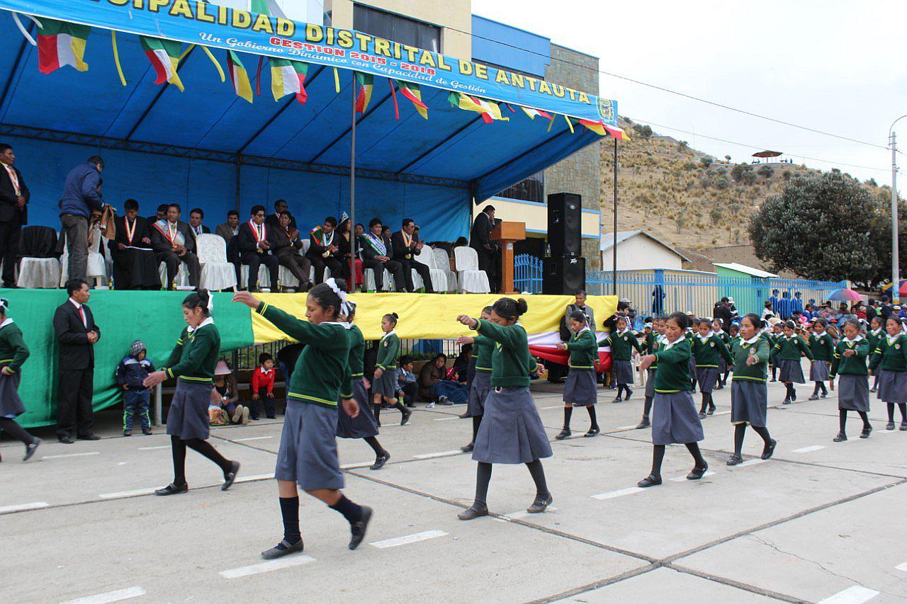 El distrito de Antauta celebró CXVI aniversario de creación política