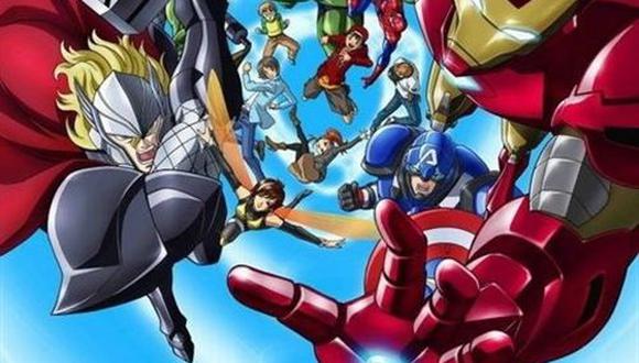 "Marvel Disk Wars: The Avengers", "Los Vengadores" en versión anime