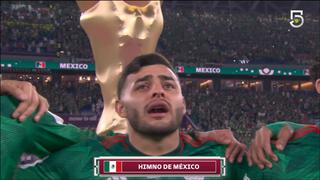 Alexis Vega lloró al cantar el himno de México en Qatar 2022: es su primer Mundial (VIDEO)