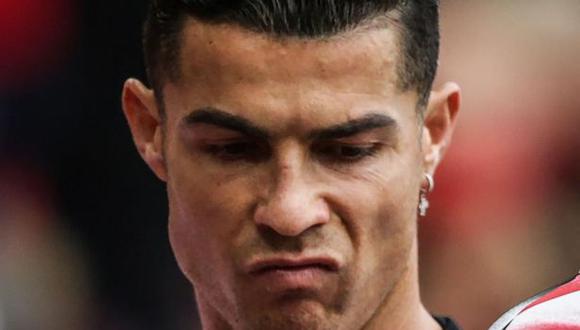 Cristiano Ronaldo emitió comunicado luego de ser castigado por Manchester United. (Foto: AFP)
